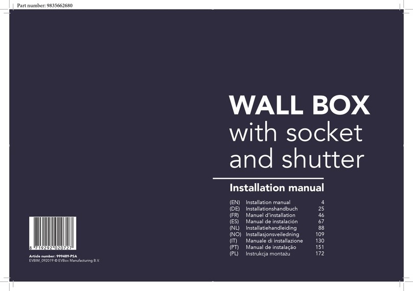 EVBox 9835662680 installation manual