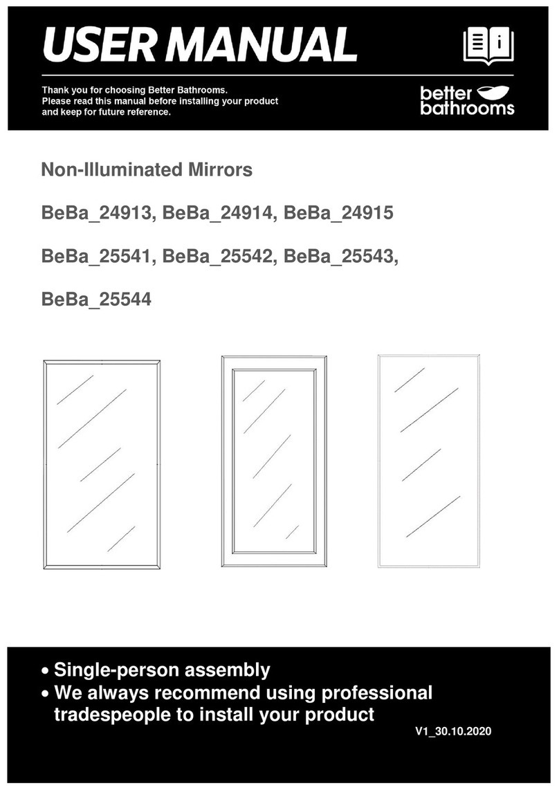 Better Bathrooms BeBa 24913 user manual Better Bathrooms BeBa 24913 user manual