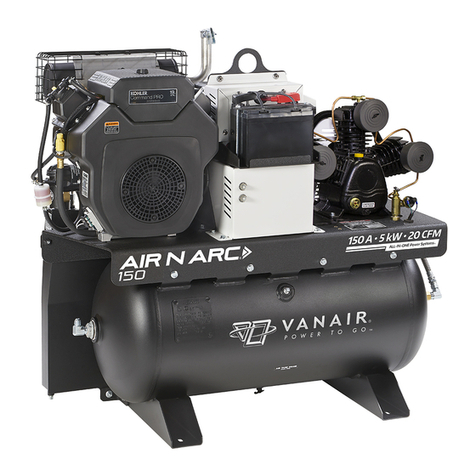 Vanair ALL-IN-ONE POWER SYSTEM AIR N ARC 150 Series User manual