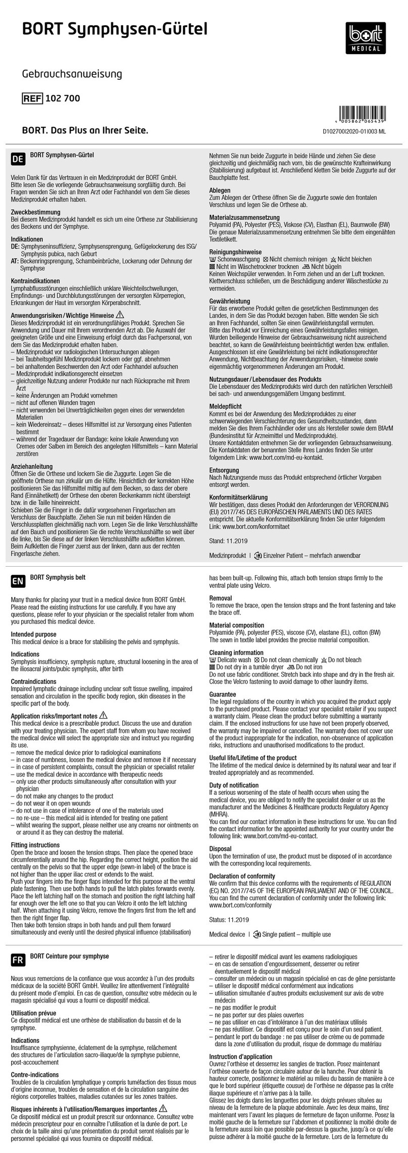 bort medical 102 700 manual bort medical 102 700 manual