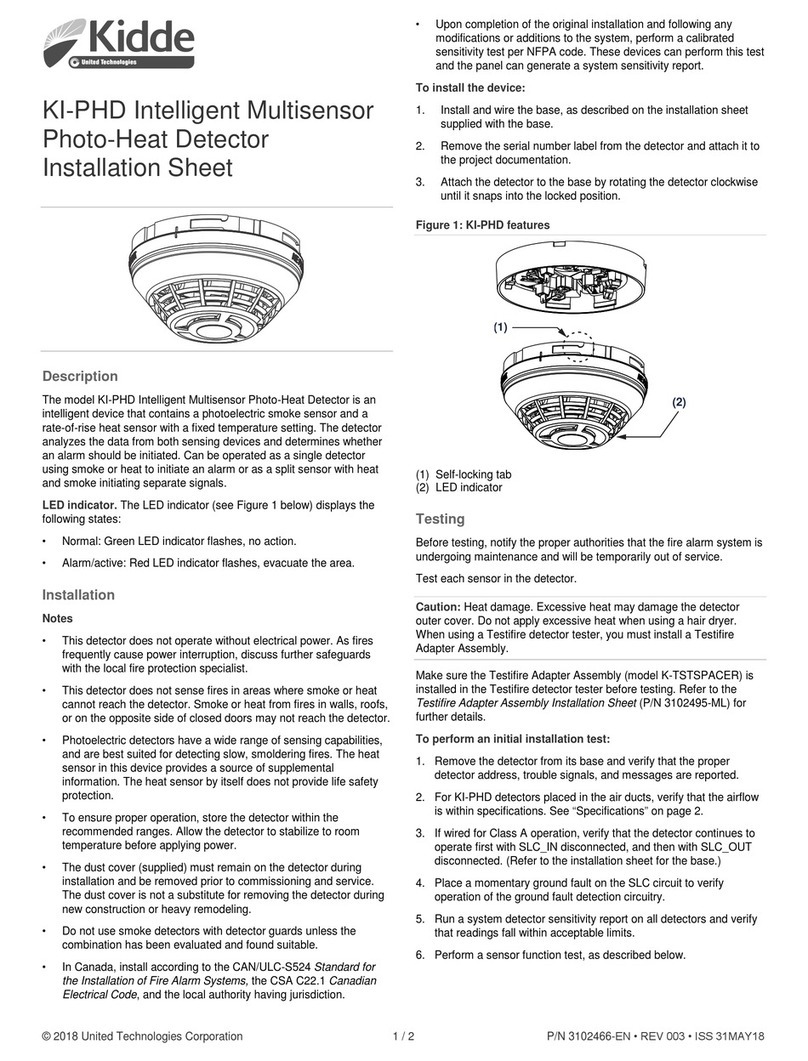 Kidde KI-PHD Assembly instructions