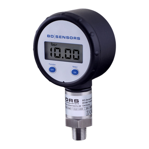 BD Sensors DM 10 User manual