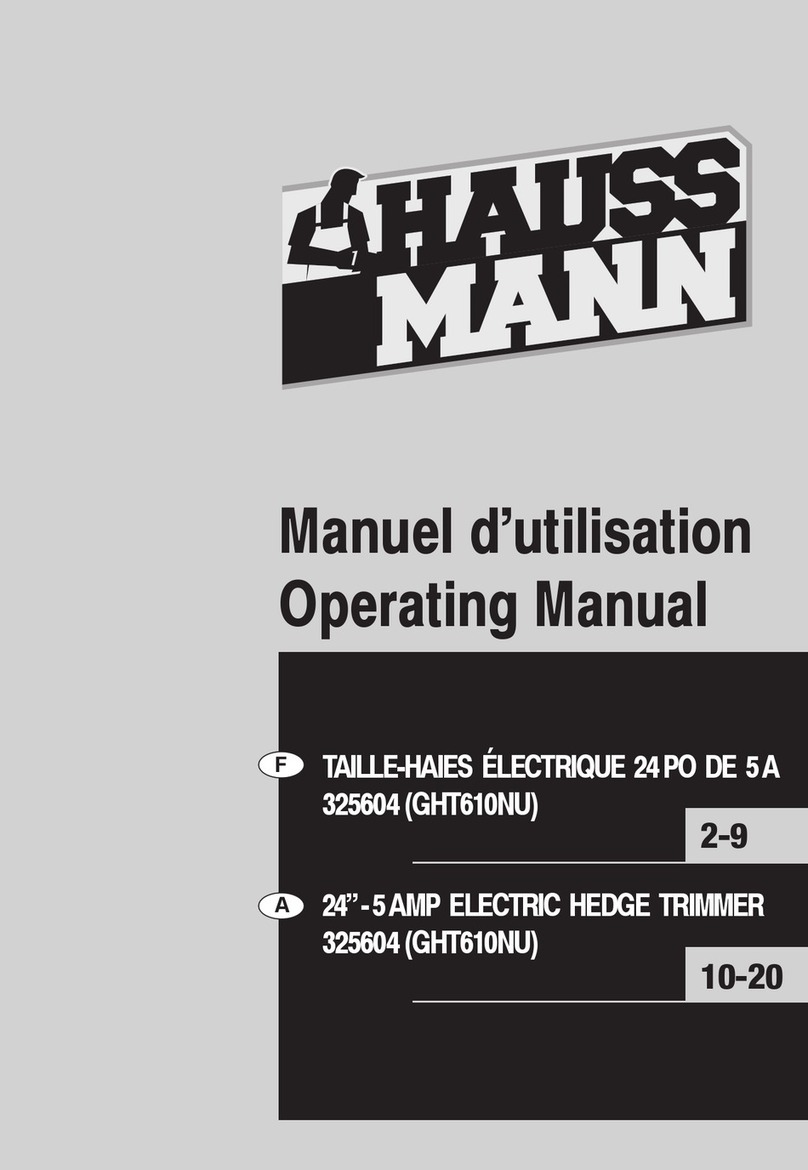 Haussmann GHT610NU User manual
