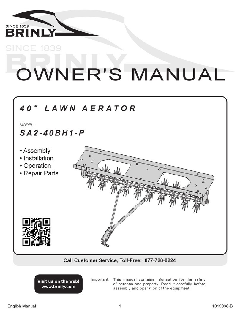 Brinly SA2-40BH1-P owner's manual