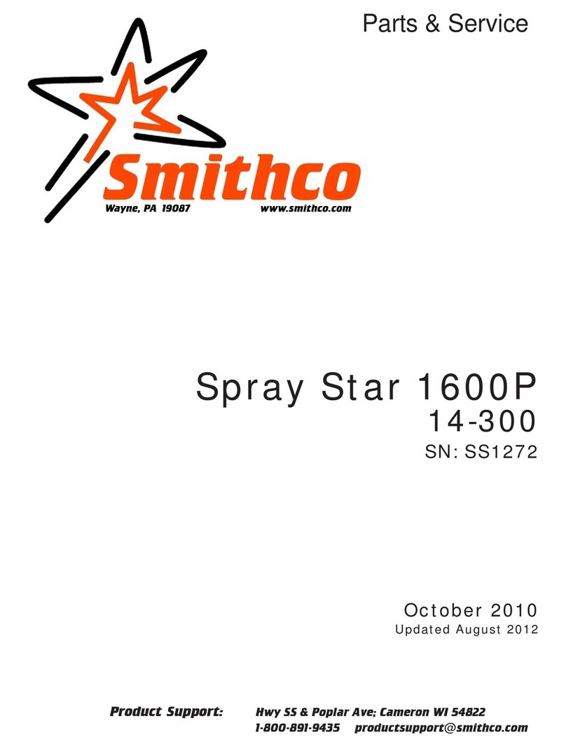 Smithco Spray Star 1600P Quick start guide