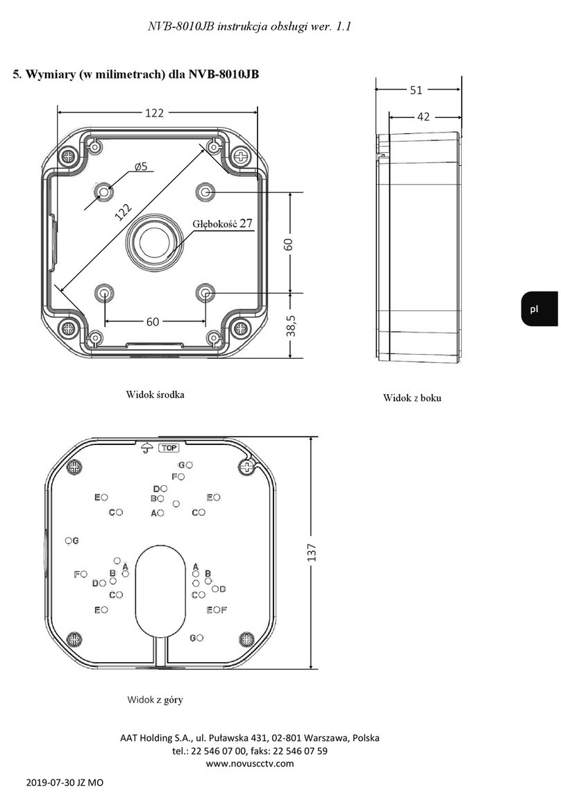 Novus NVB-8010JB user manual
