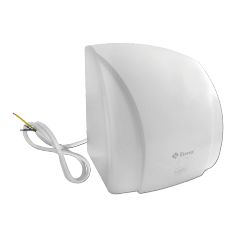 Eterna HDA-1800 Safety and installation instructions Eterna HDA-1800 Safety and installation instructions