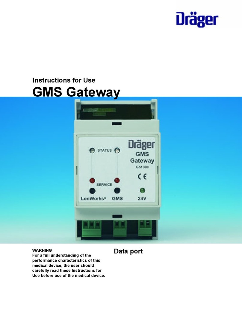 Dräger GMS Instructions for use