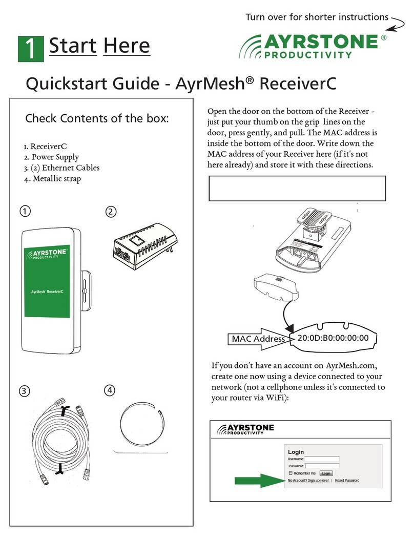AYRSTONE AyrMesh ReceiverC quick start guide