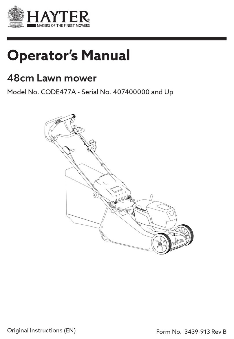 Hayter CODE477A User manual