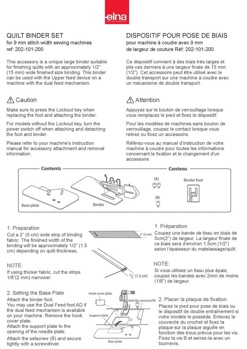 ELNA W1 quick guide