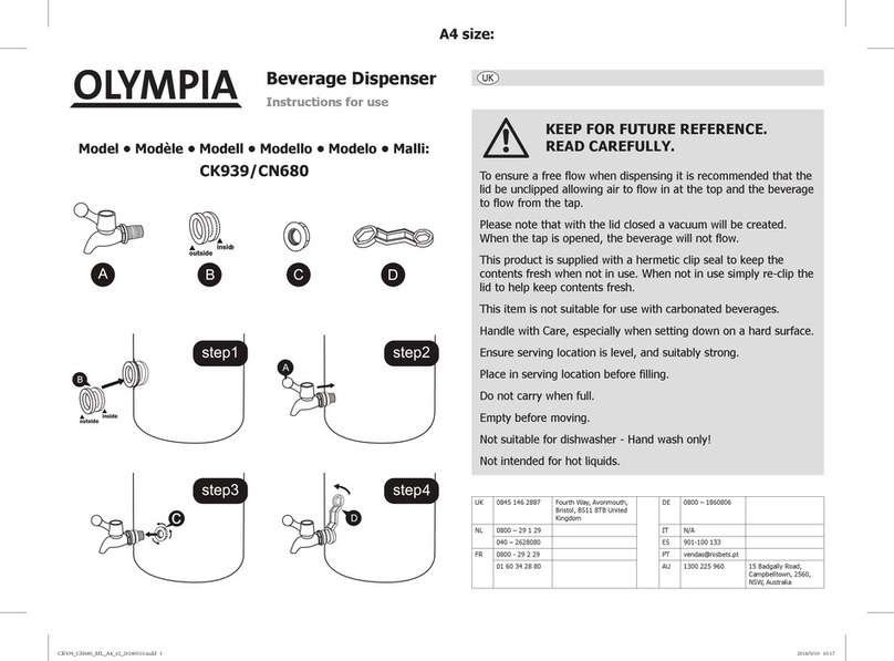 Olympia CK939 Instructions for use