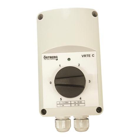 OSTBERG VRTE Installation and operating instructions