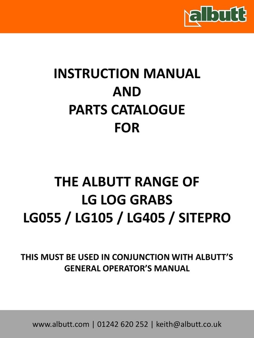 albutt LG Series INSTRUCTION MANUAL AND PARTS CATALOGUE