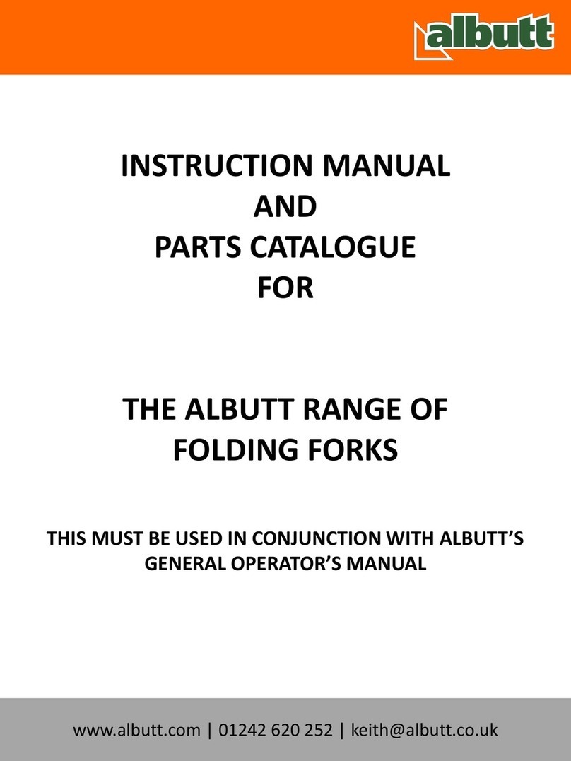 albutt B912HX INSTRUCTION MANUAL AND PARTS CATALOGUE