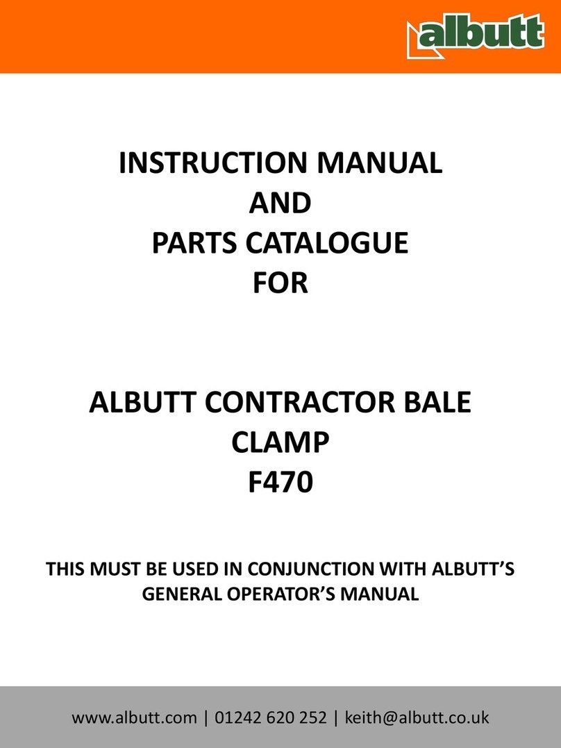 albutt F470 INSTRUCTION MANUAL AND PARTS CATALOGUE