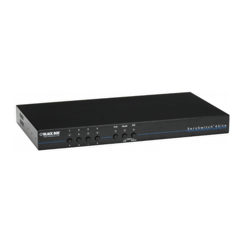 Black Box ServSwitch 4site II User manual