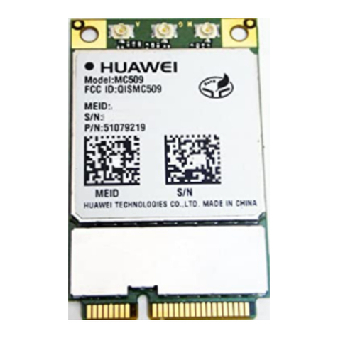 Huawei MC509 Installation instructions