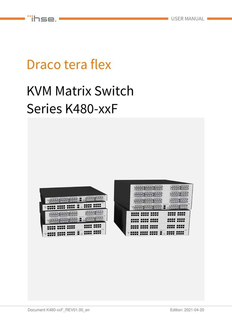 Ihse Draco tera flex Cat X 1G K480-C16 User manual Ihse Draco tera flex Cat X 1G K480-C16 User manual