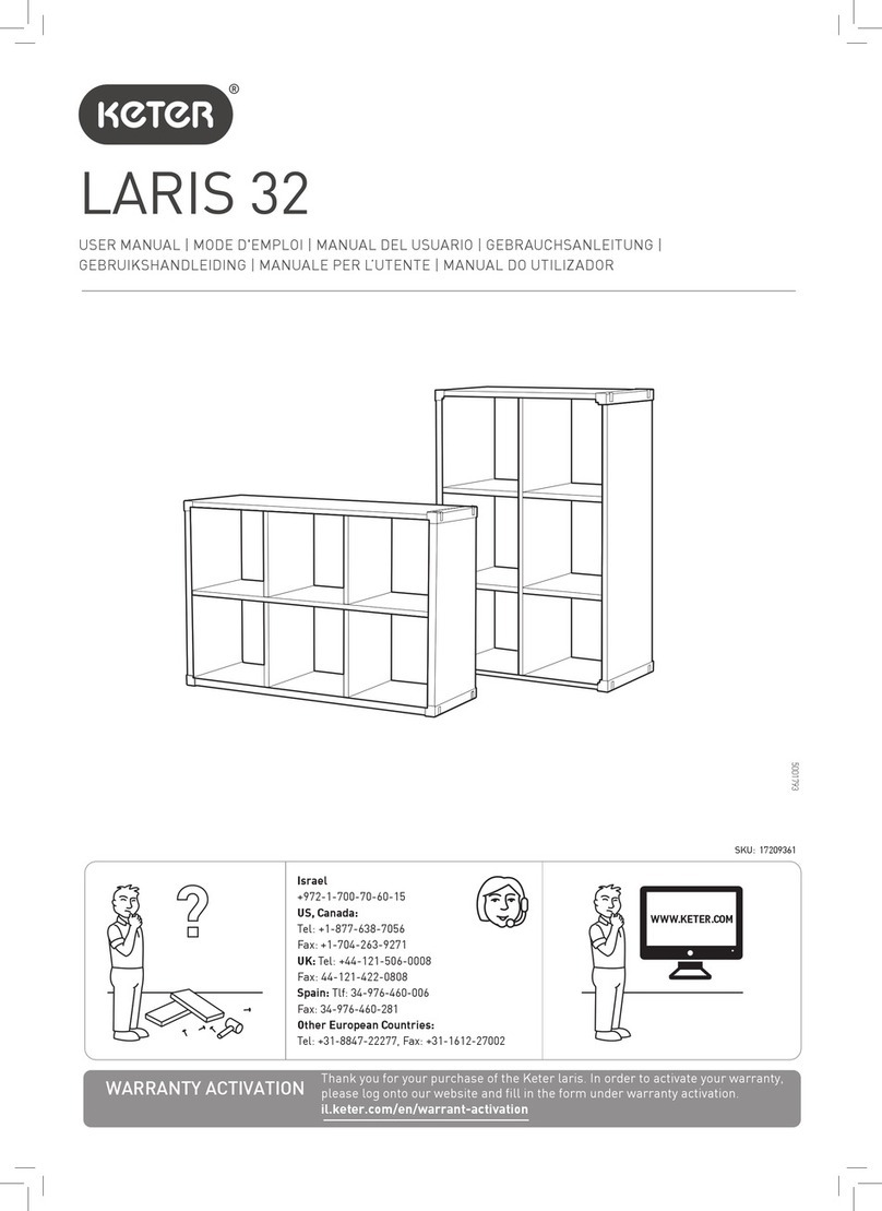 Keter LARIS 32 User manual
