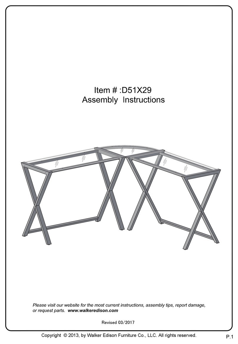 Walker Edison D51X29 User manual Walker Edison D51X29 User manual