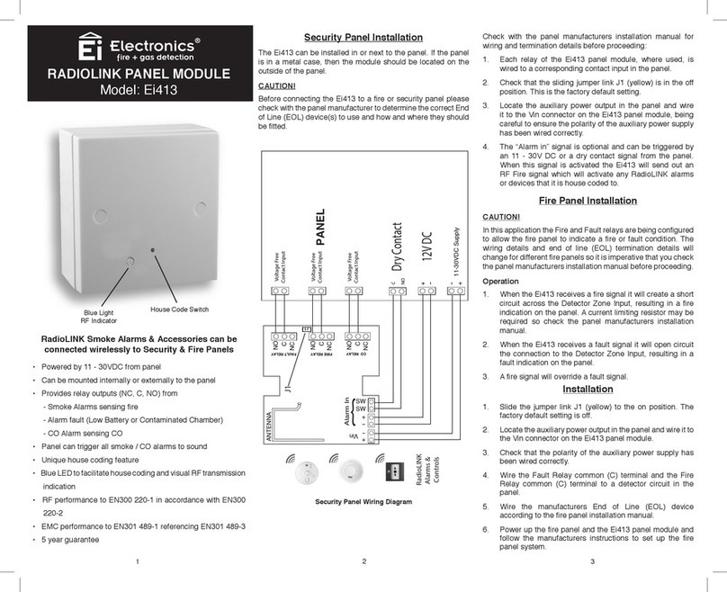 Electronics Ei413 quick start guide