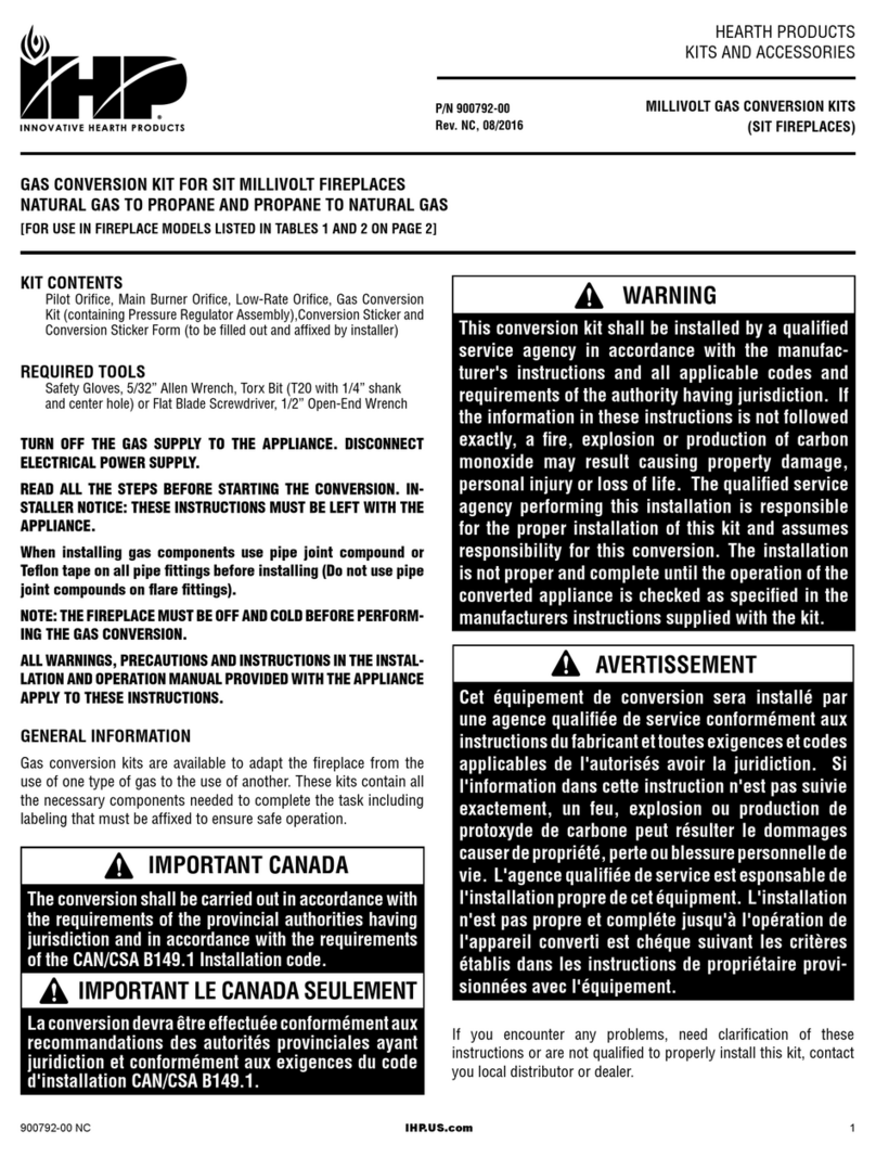 IHP GCKSMS557051NP User manual