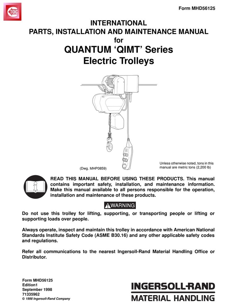 Quantum QIMT Series PARTS, INSTALLATION AND MAINTENANCE MANUAL