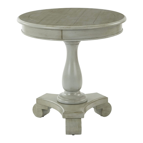 Bassett INSPIRED AVALON ROUND ACCENT TABLE BP-AVLAT Assembly instructions Bassett INSPIRED AVALON ROUND ACCENT TABLE BP-AVLAT Assembly instructions