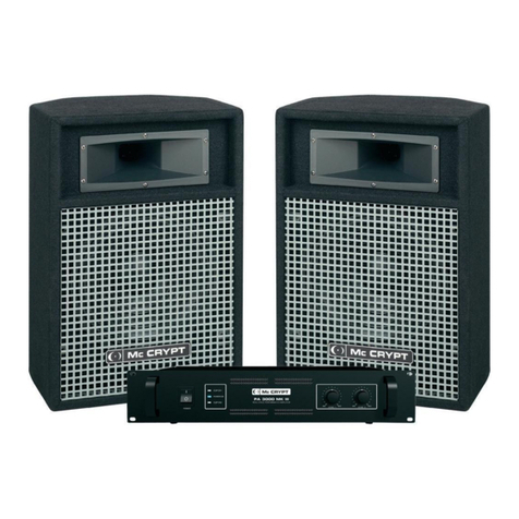 MC Crypt PA-Powerset XPA225 User manual