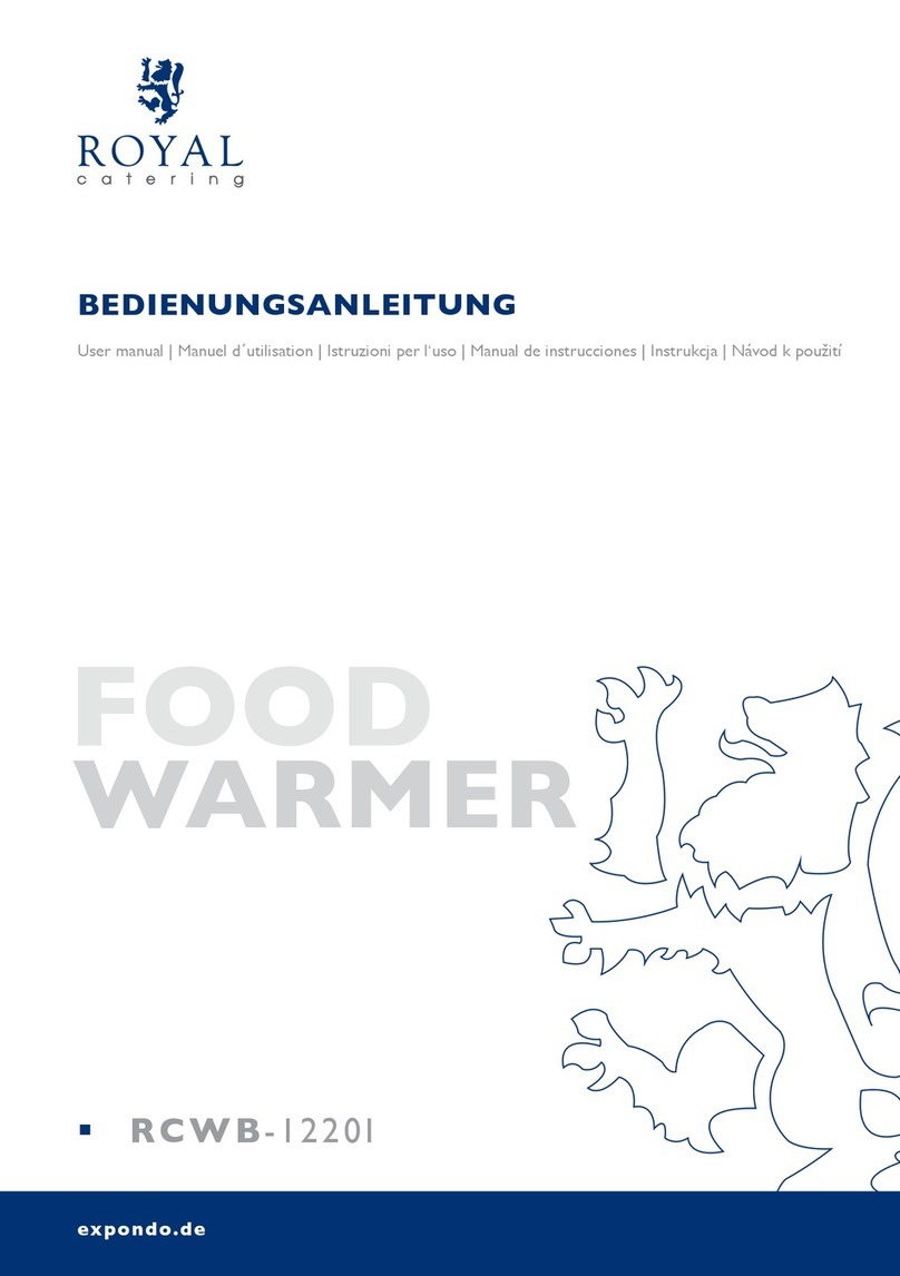 Royal Catering RCWB-1220I User manual