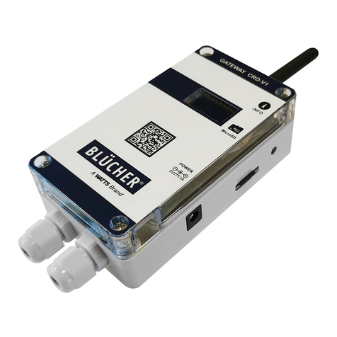 Watts BLUCHER Connected Roof Installation and operating instructions