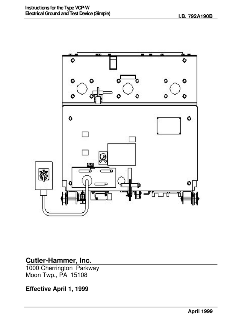 Cutler-Hammer VCP-W instructions
