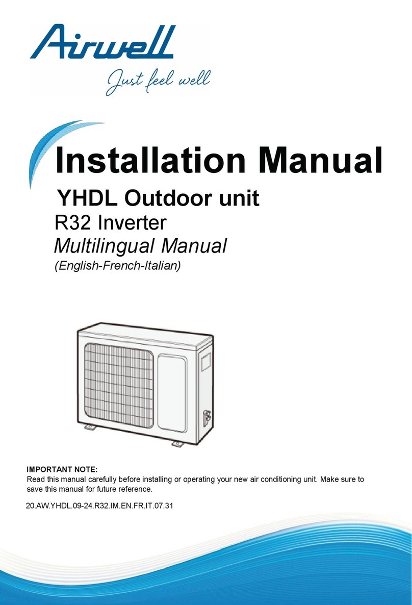 Airwell AW-YHDL009-H91 User manual