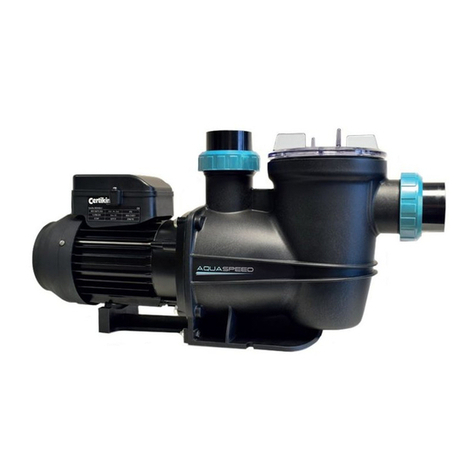 Certikin Aquaspeed Series manual