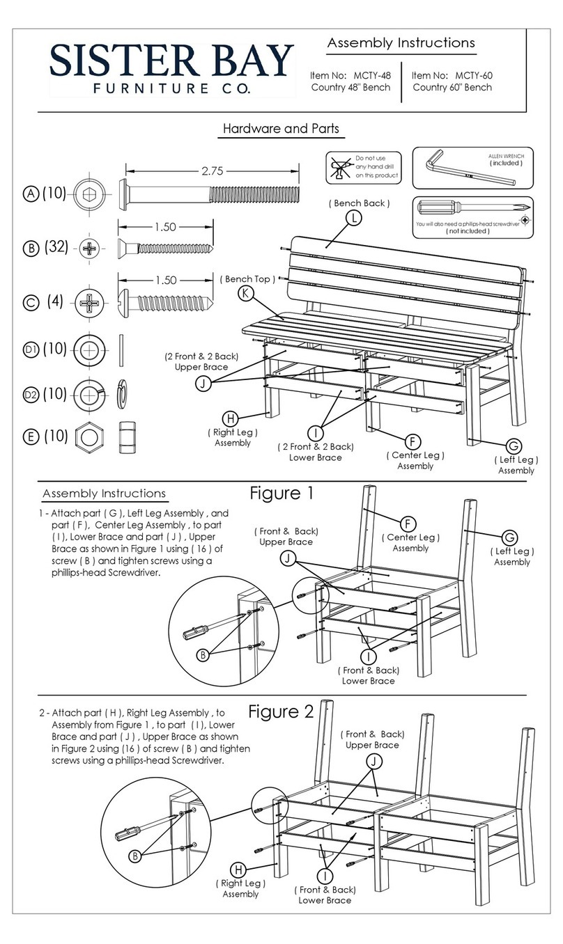 Sister Bay MCTY-48 Assembly instructions Sister Bay MCTY-48 Assembly instructions