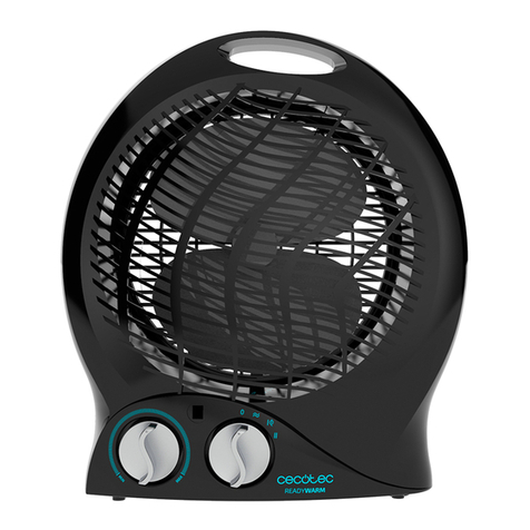 cecotec Ready Warm 9500 Force instruction manual