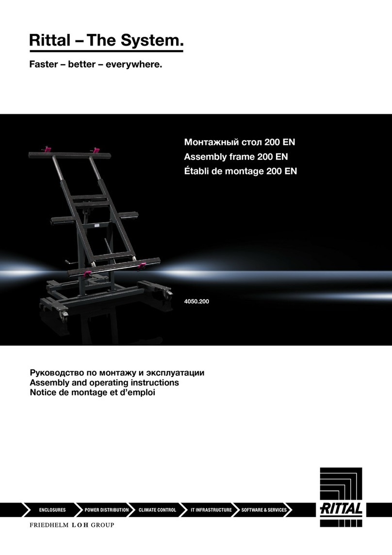 Rittal 4050.200 Assembly and operating instructions