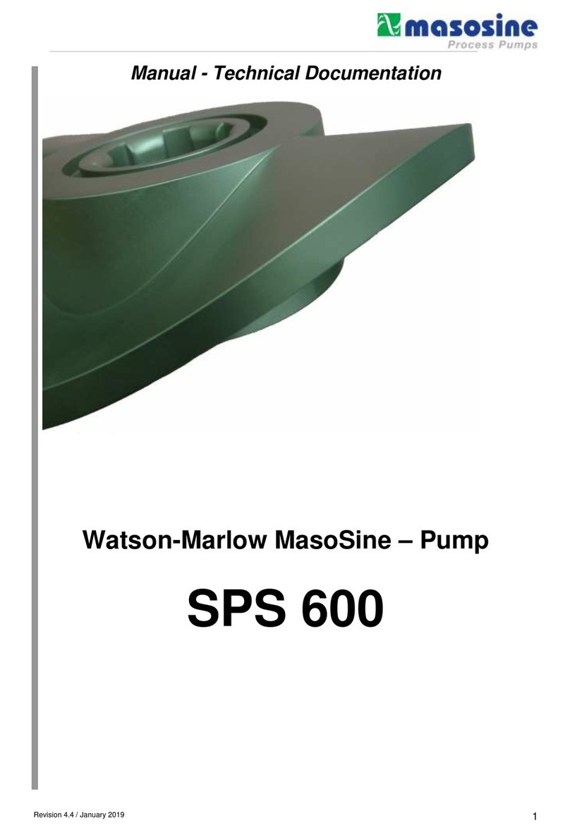 Watson-Marlow MasoSine SPS 600 Manual - Technical Documentation