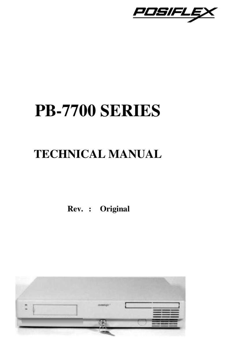 POSIFLEX PB-7700 Series User manual