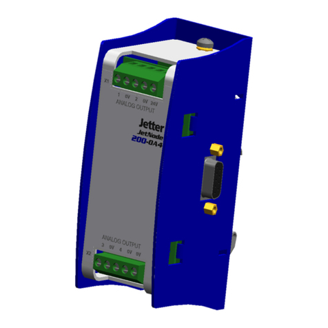 Jetter JetWeb JX2-OA2 Operator's manual