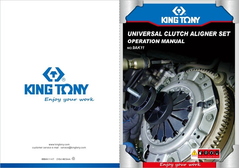 King Tony 9AK11 Operation manual