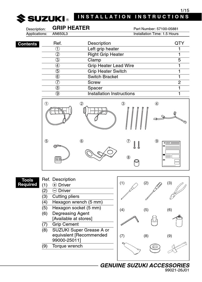 Suzuki 57100-05881 installation instructions