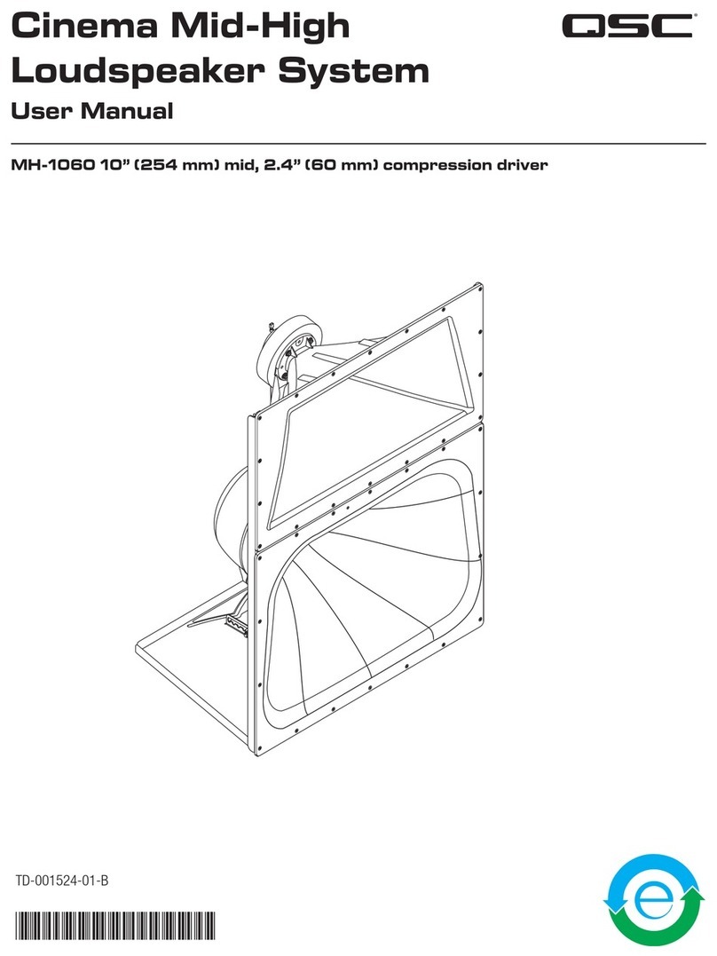 QSC MH-1060 User manual
