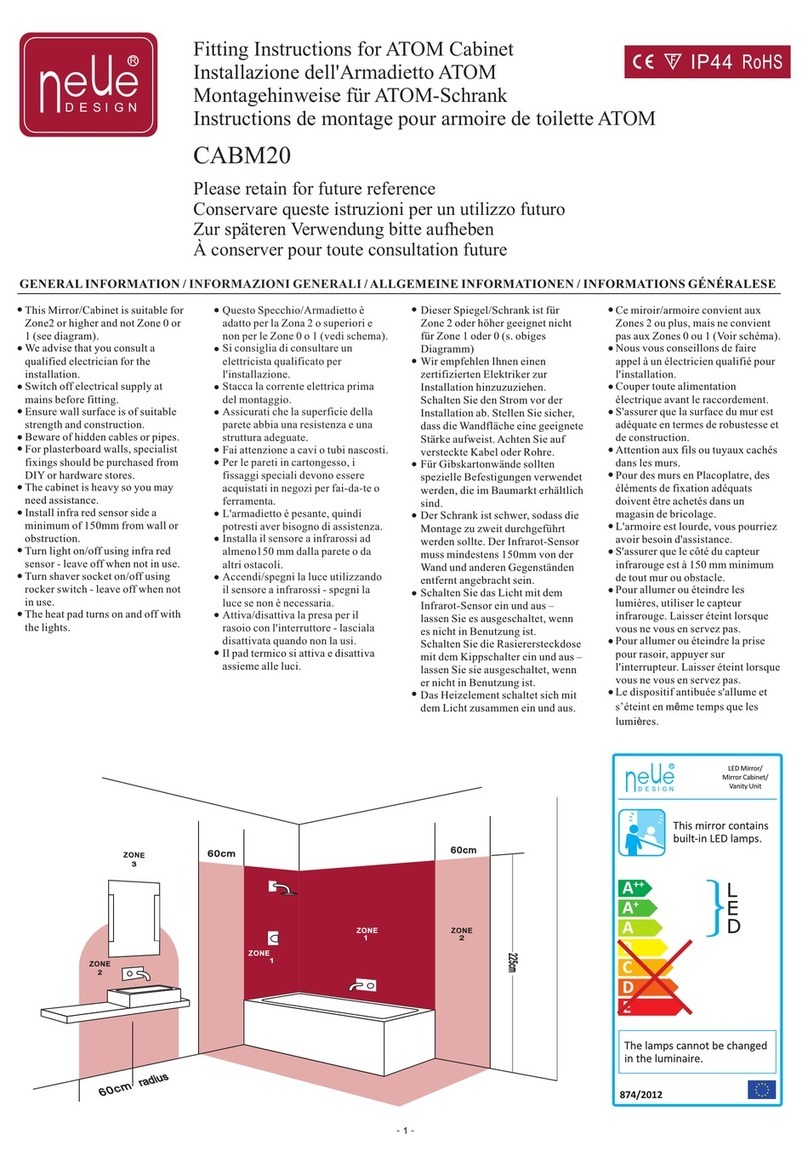 Neue ATOM Fitting instructions Neue ATOM Fitting instructions