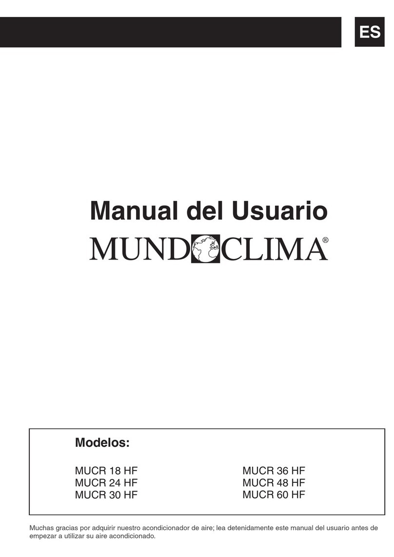 mundoclima MUCR 18 HF User manual