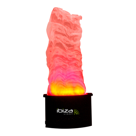 Ibiza LEDFLAME-RGB instruction manual