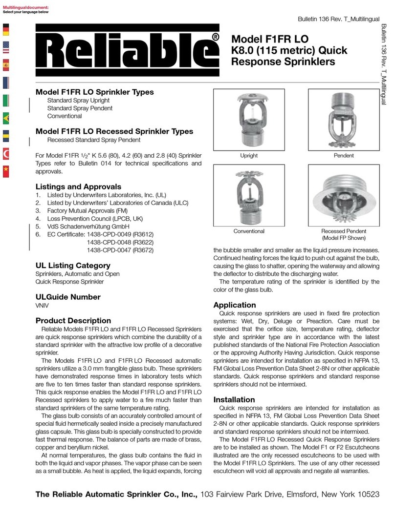 Reliable F1FR LO Series Bulletin