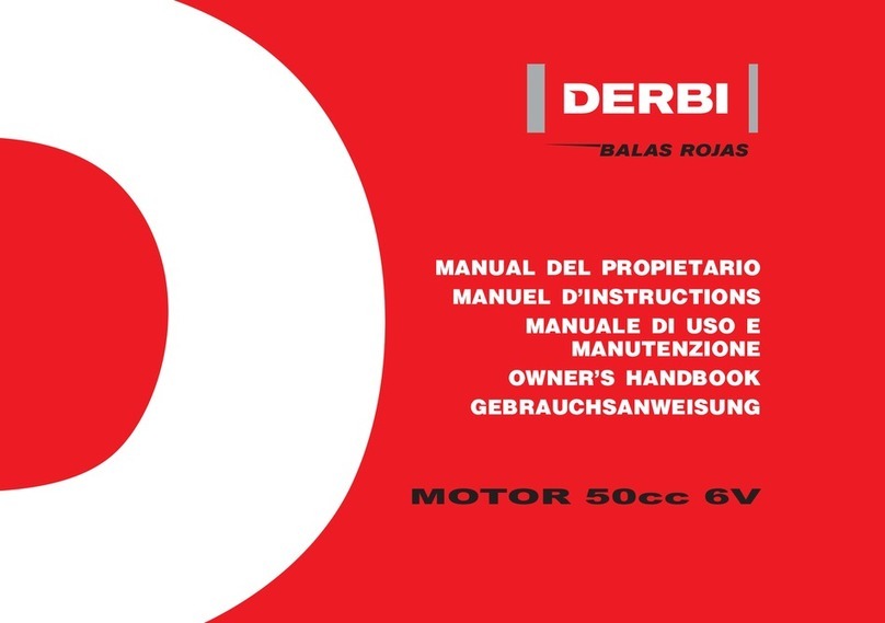 Derbi MOTOR 50cc 6 owner's manual