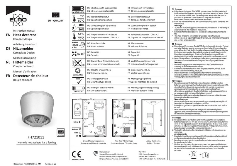 ELRO FH721011 User manual